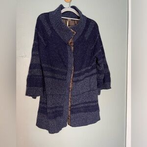 Free People Y2K long blue wool sweater